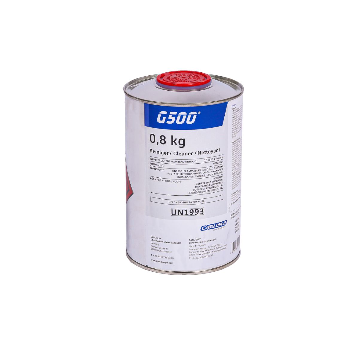 G500 reiniger blik 0,8 kg