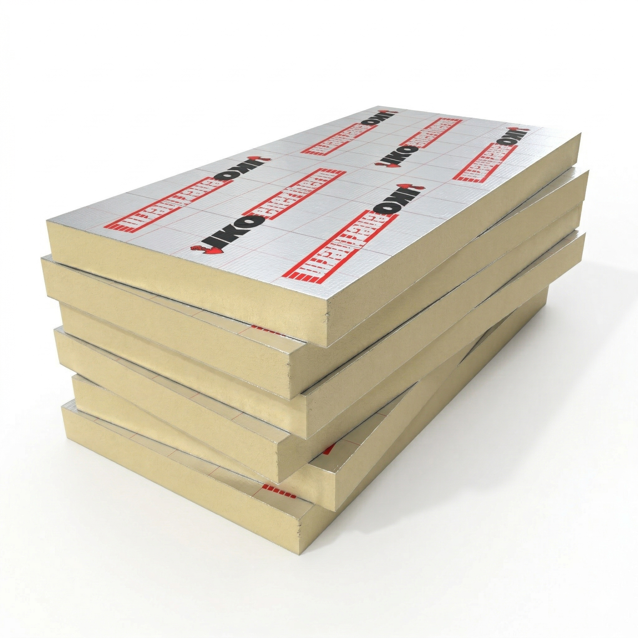 Enertherm PIR 80 mm 2-zijdig ALU 1200 × 600 × 80 mm RD:3,64 6 pl/pak (=4,32 m²)