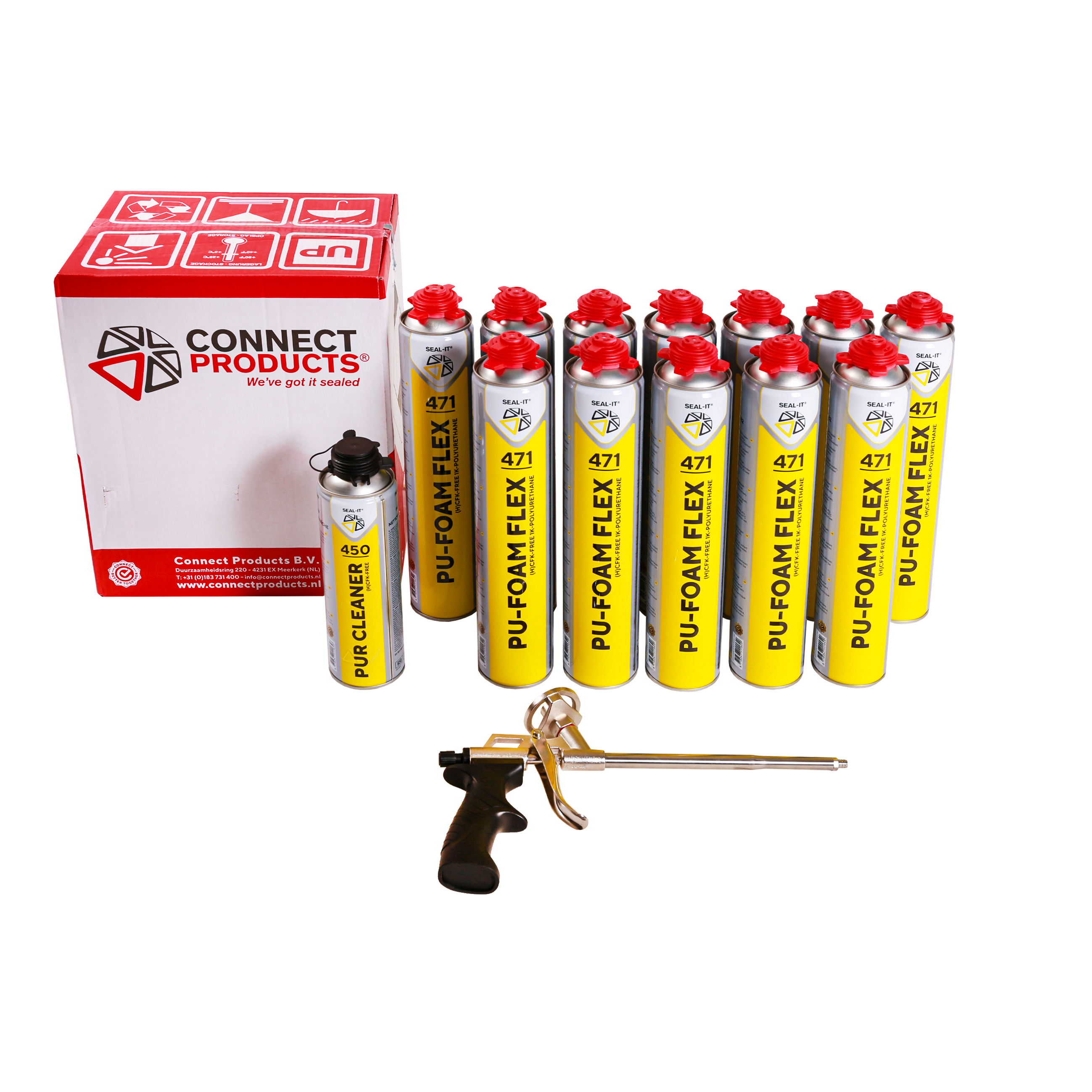 Seal-It 471 PU-Foam flex 750 ml Startset