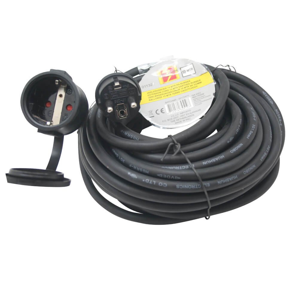 Verlengsnoer 10 m rubber