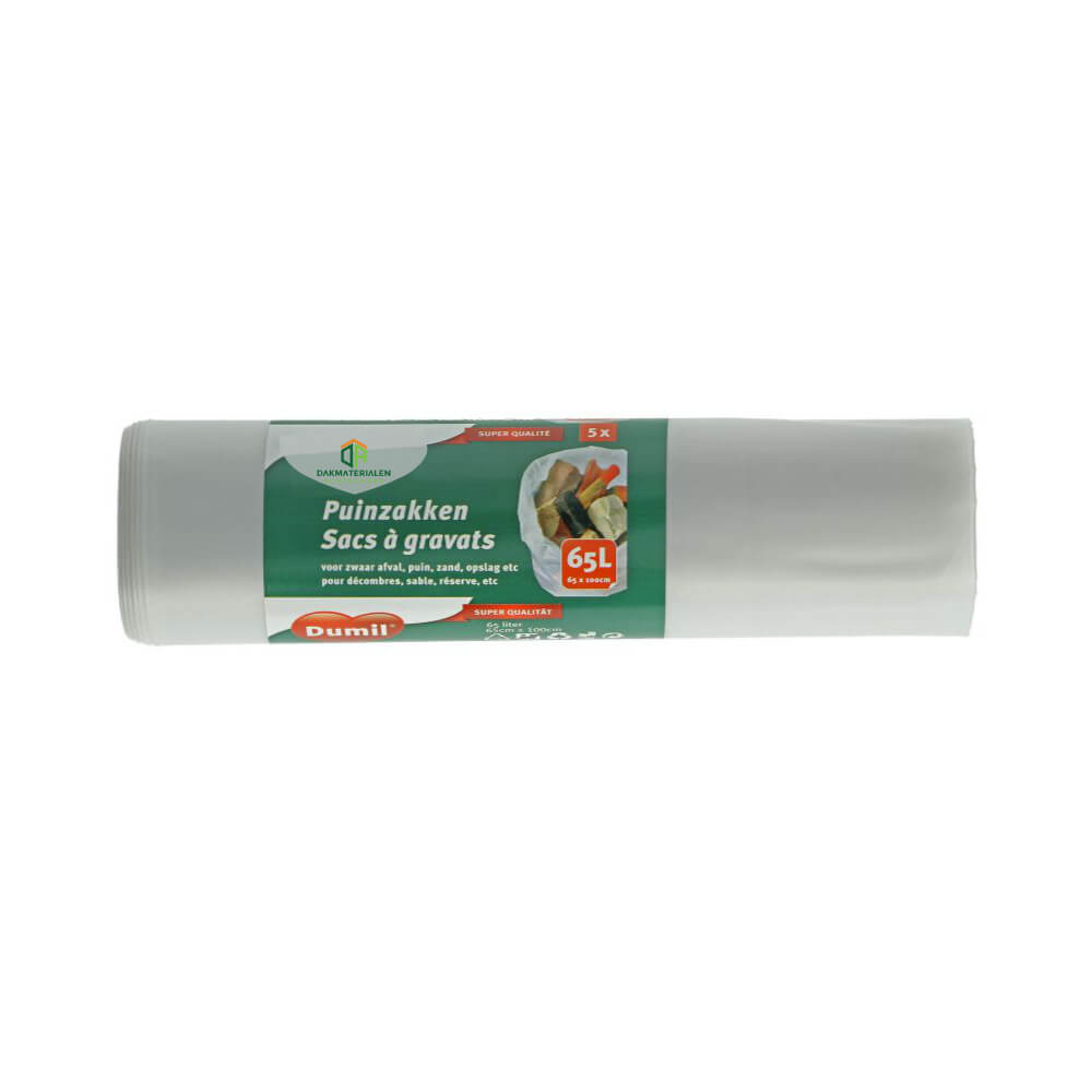 Puinzakken 65 L 5 stuks